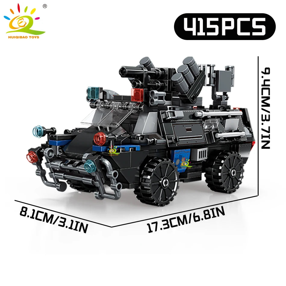 PENDRA 4in1 Swat Police Building Set