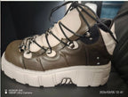PENDRA Leather Platform Spanish Punk Shoes