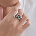 PENDRA Mavquin Cross Charm Ring