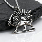 PENDRA Silver Persian Necklace