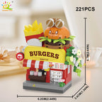 PENDRA Cute Shop Micro Building Set