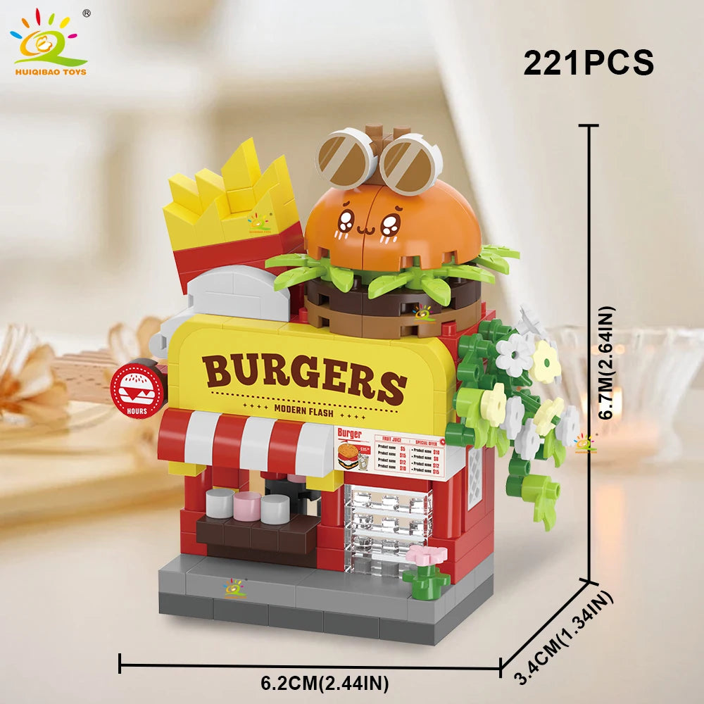 PENDRA Cute Shop Micro Building Set
