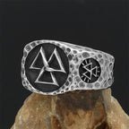 PENDRA Rune Compass Ring