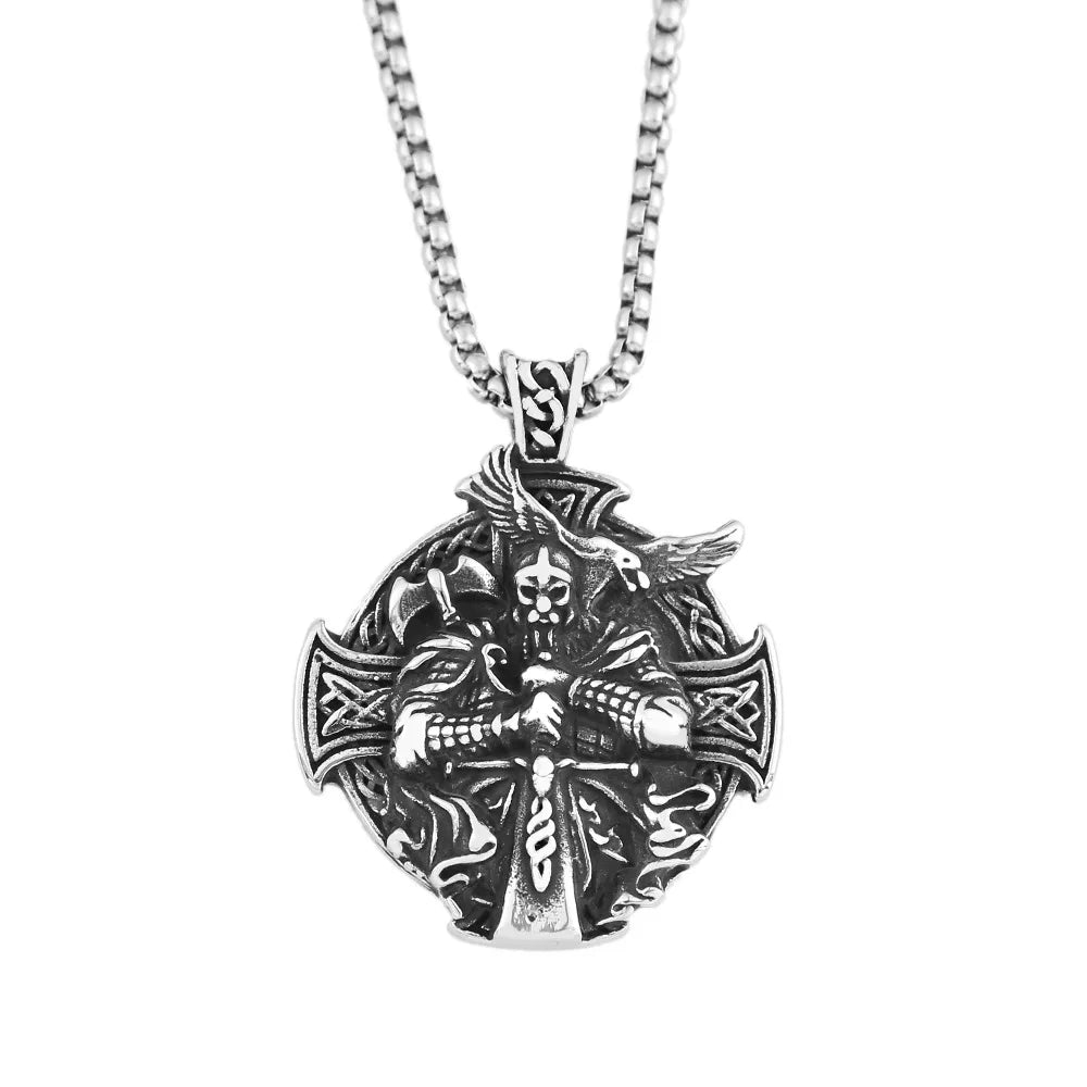 PENDRA Ravenwarrior Viking Warrior Pendant