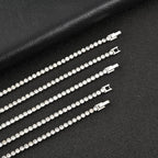 PENDRA Zircon Tennis Chain Necklace
