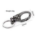 PENDRA Dragonkey 316L Stainless Steel Dragon Keychain