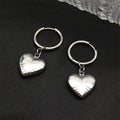 Stainless Steel Y2K Trendy Heart Hoop Earrings For Women Egirl Sweet Cool Circle Earings Punk Jewelry Gift EZZZ796-6SRS06