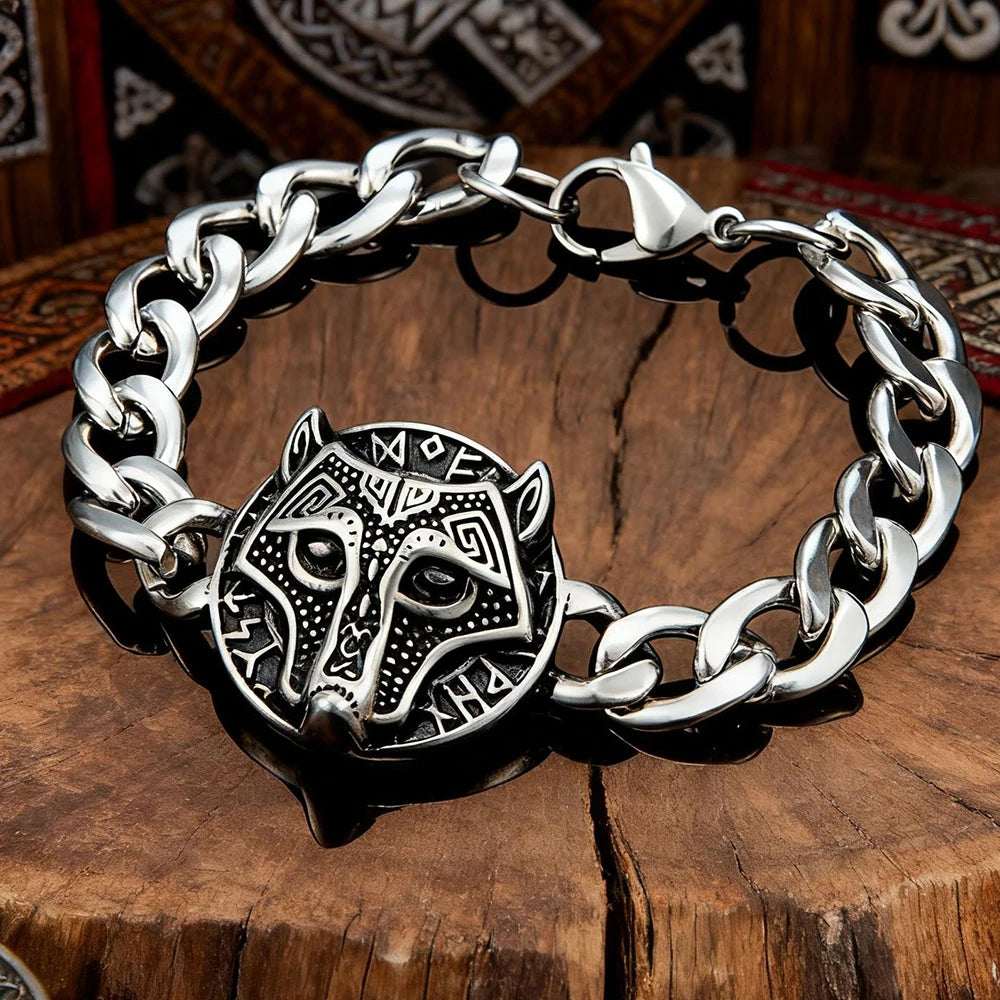 PENDRA Wolf Classic Celtic Bracelet