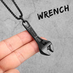 PENDRA Worker Wrench Boyfriend Steel Necklace