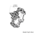 PENDRA Cross Steel Ring