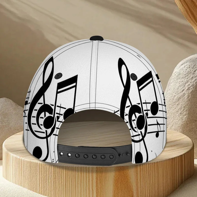 PENDRA Classic Musical Notes Baseball Cap