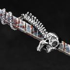 PENDRA Skull Spine Domineering Steel Necklace