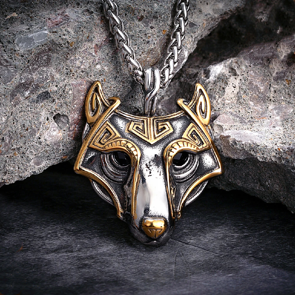 PENDRA Wolf Norse Celtic Necklace