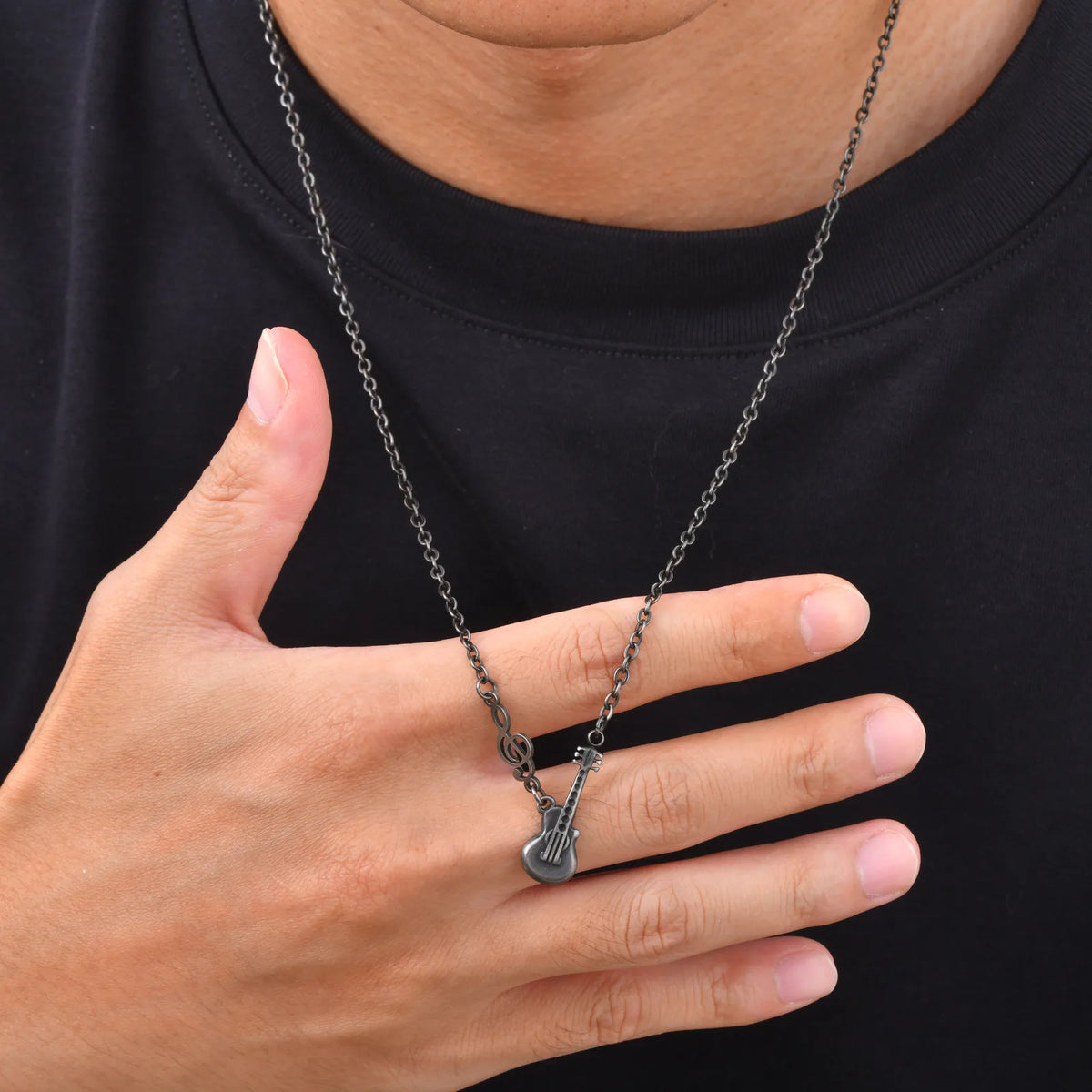 PENDRA Guitar Music Pendant Necklace