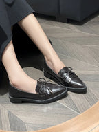 PENDRA Leather Platform British Small Shoes