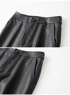 PENDRA Waist Straight Leg Elastic Pants