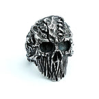 PENDRA Devilskull Gothic Black Devil Skull Ring