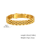 PENDRA Gold Link 10Mm Bracelet