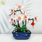 PENDRA Orchid Potted Floral Building Set