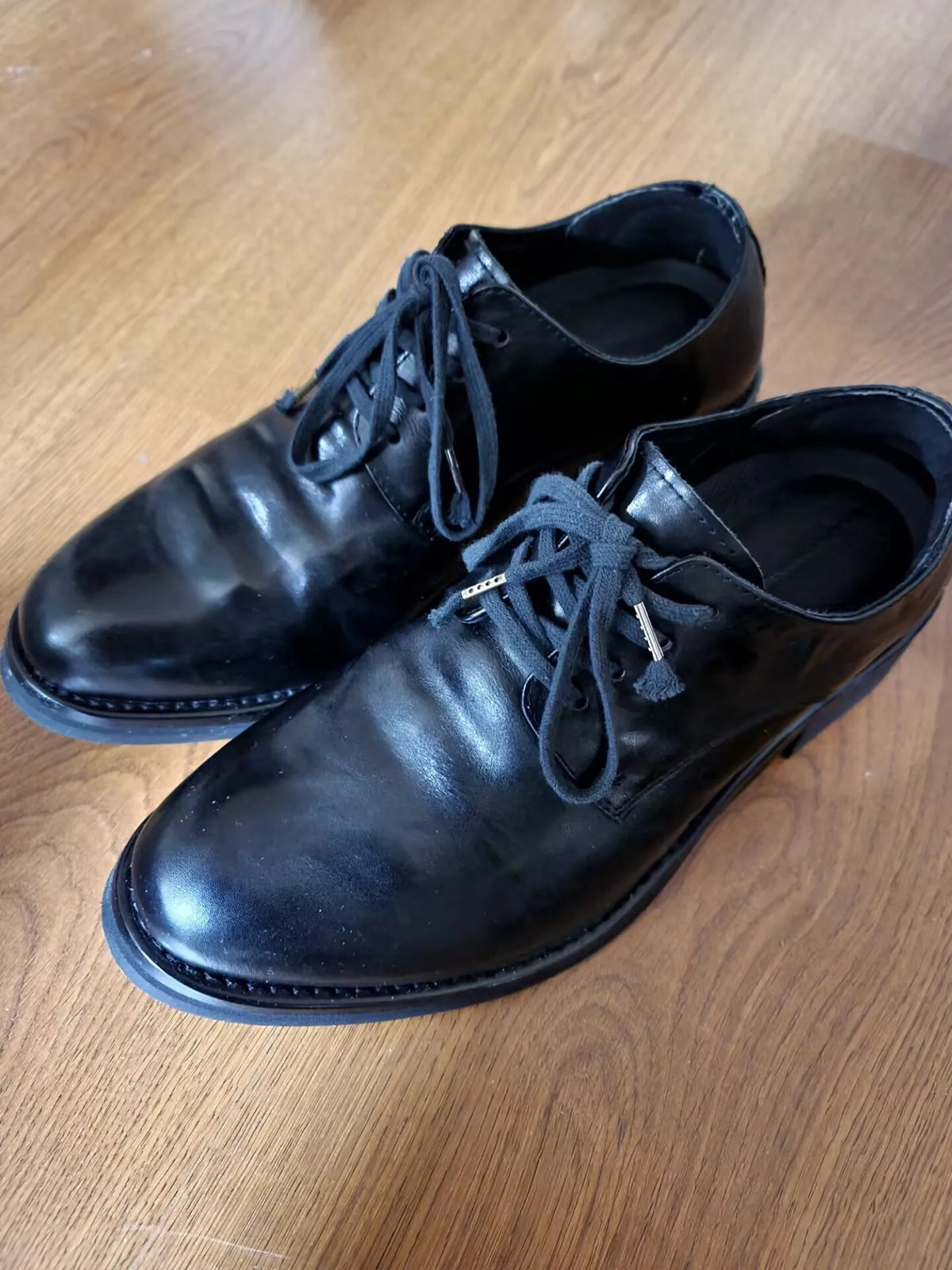 PENDRA Leather Youth Catwalk Shoes