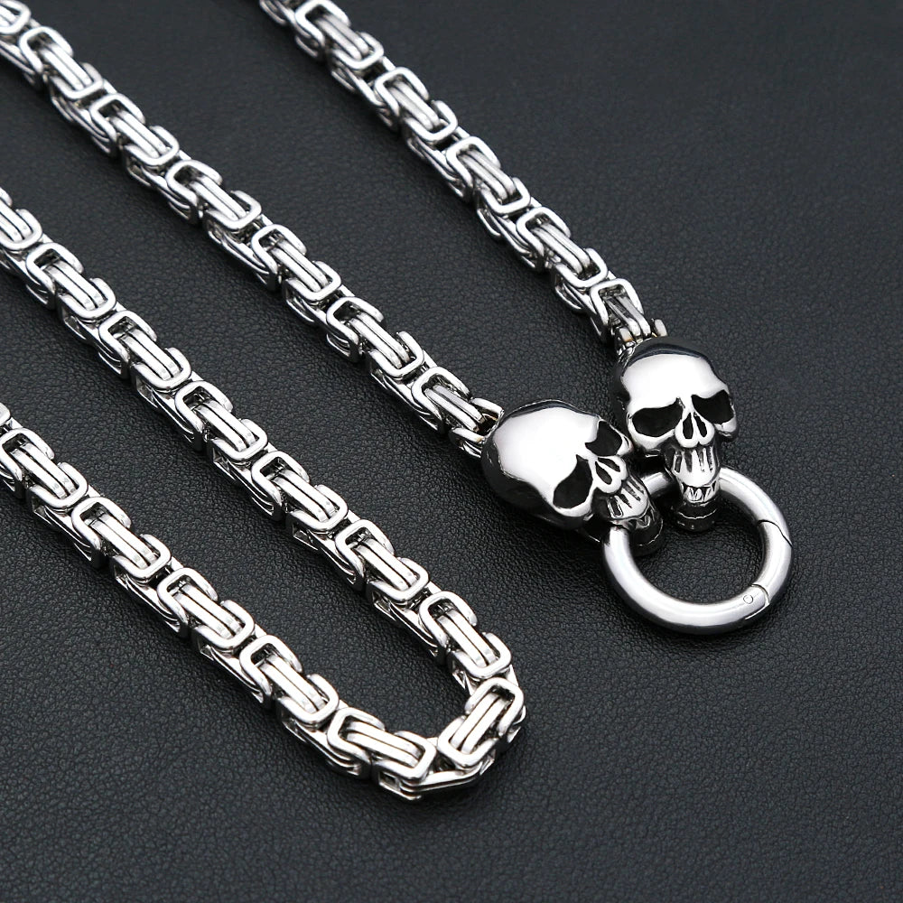 PENDRA Skullpunk Gothic Stainless Steel Skull Pendant