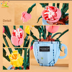 PENDRA Orchid Rose Floral Building Set