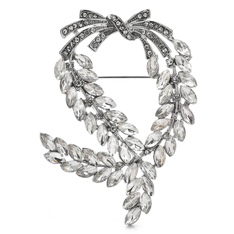 PENDRA Harvest 2-Color Sparkling Wheat Brooch