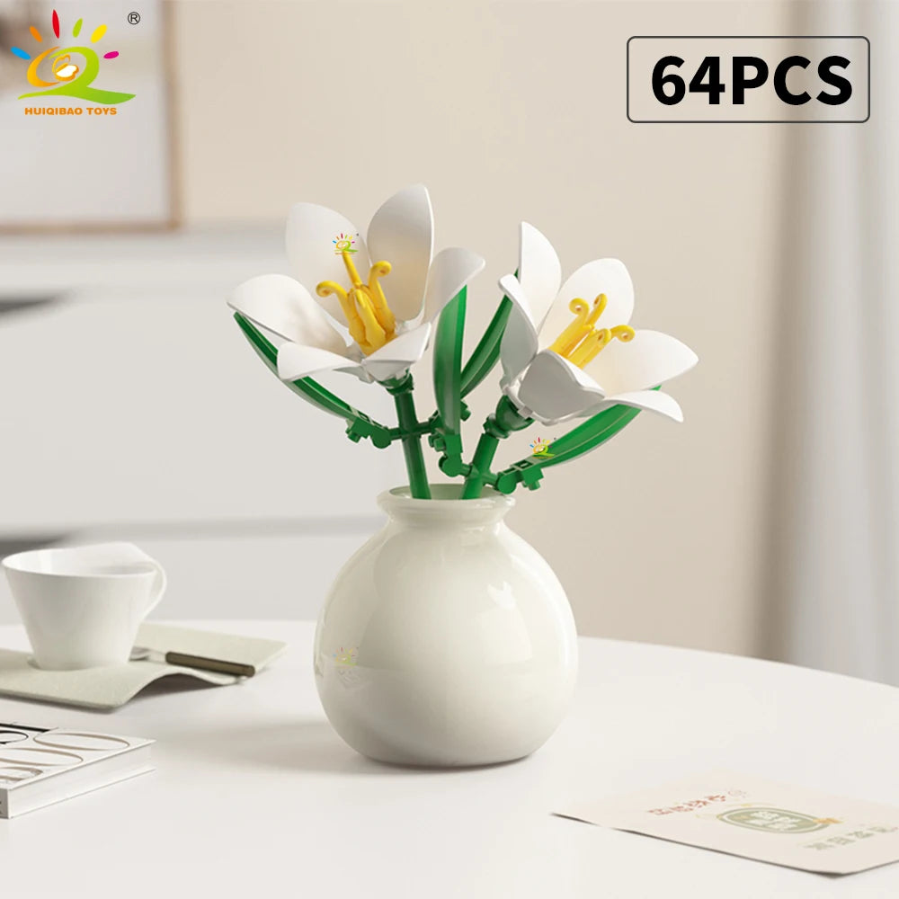 PENDRA Vase Eternal Floral Building Set