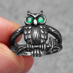 PENDRA Owl Cute Bird Steel Ring