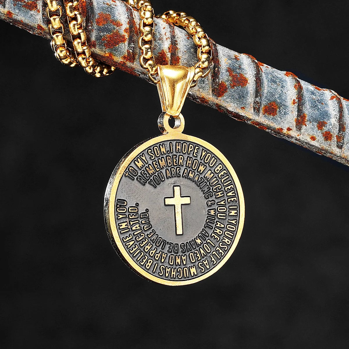 PENDRA Veyvion Cross Charm Necklace
