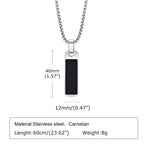 PENDRA Stone Natural Pendant Necklace
