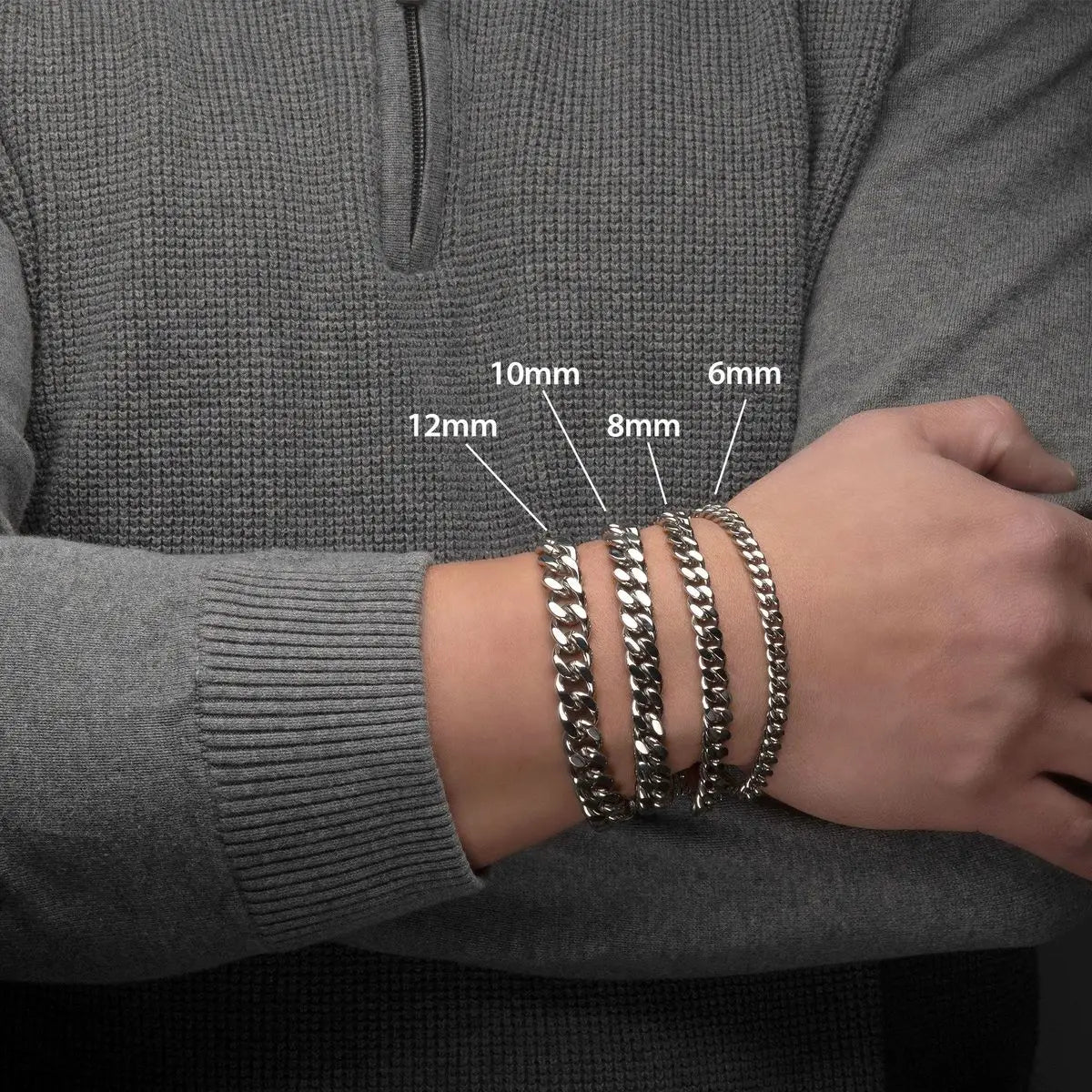 PENDRA Cuban Curb Thin Bracelet
