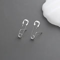 PENDRA Silver Double Layer Earrings