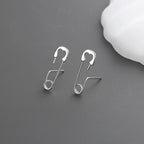PENDRA Silver Double Layer Earrings
