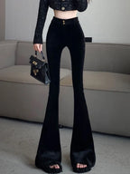 PENDRA Add Velvet Thick Pants