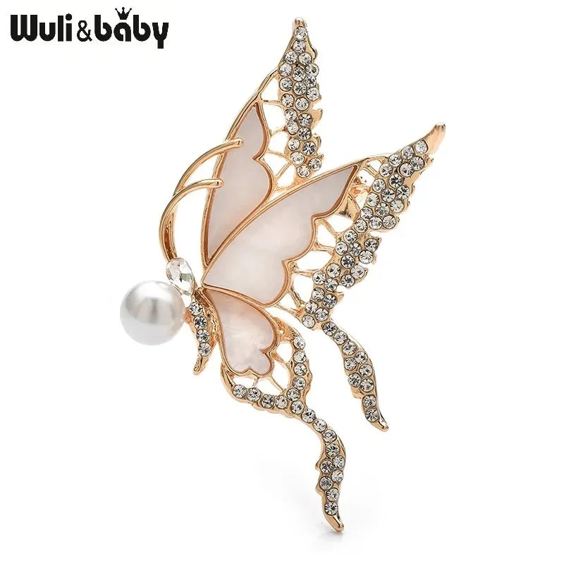 PENDRA Insectflora Insect and Flower Brooch