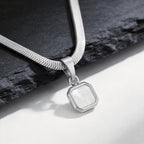 PENDRA Cuban Stone Chain Necklace