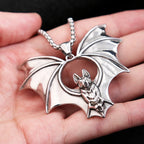 PENDRA Batwing Punk Bat Pendant Necklace