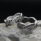 PENDRA Runering Stainless Steel Viking Rune Ring