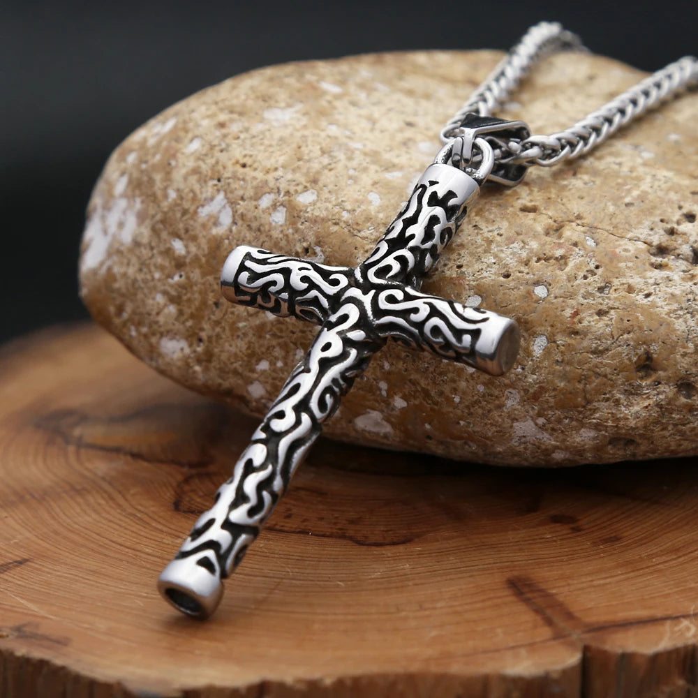 PENDRA Crossengrave Engraved Cross Pendant