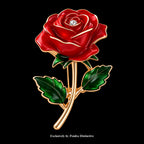 PENDRA Birthflower Enamel Birthday Flower Brooch