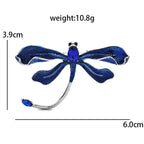 PENDRA Pretty Enamel Dragonfly Brooch