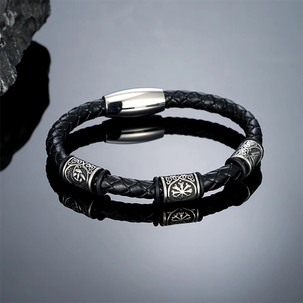 PENDRA Rune Vintage Steel Bracelet