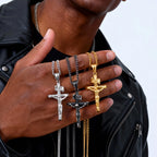PENDRA Cross Cuban Crucifix Pendant Necklace