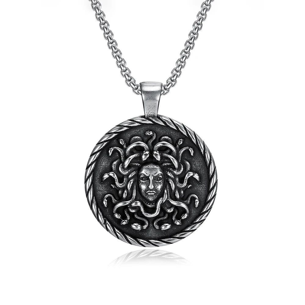 PENDRA Medusa Gothic Stainless Steel Pendant
