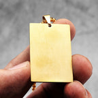 PENDRA Poker King Spades Steel Necklace