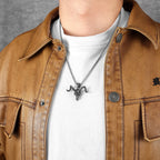 PENDRA Tavnora Skull Motif Necklace