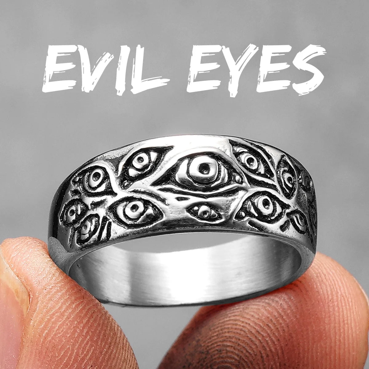 PENDRA Devil Multi Eyes Ring