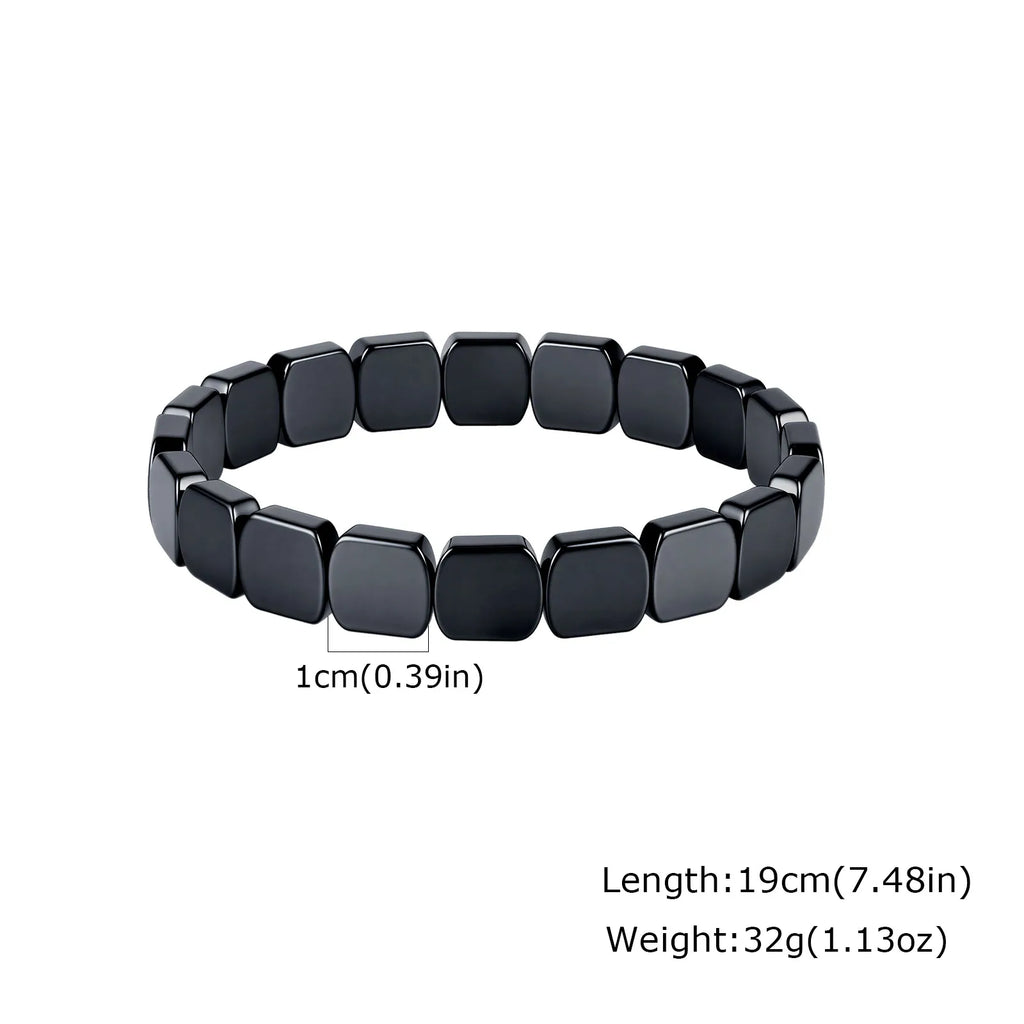 PENDRA Aevlora Hematite Bead Bracelet