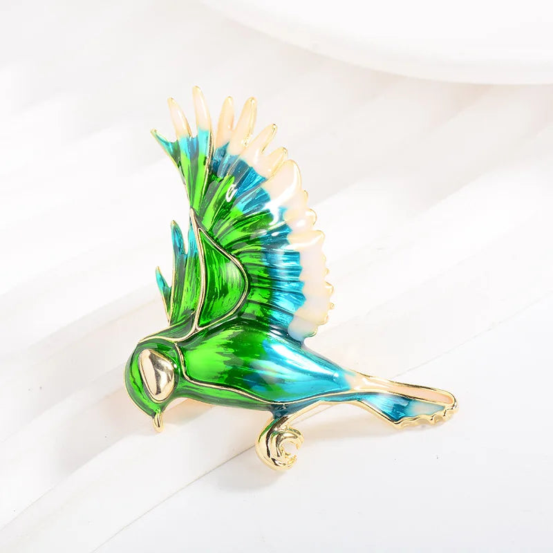 PENDRA Lovely Hummingbird Brooch